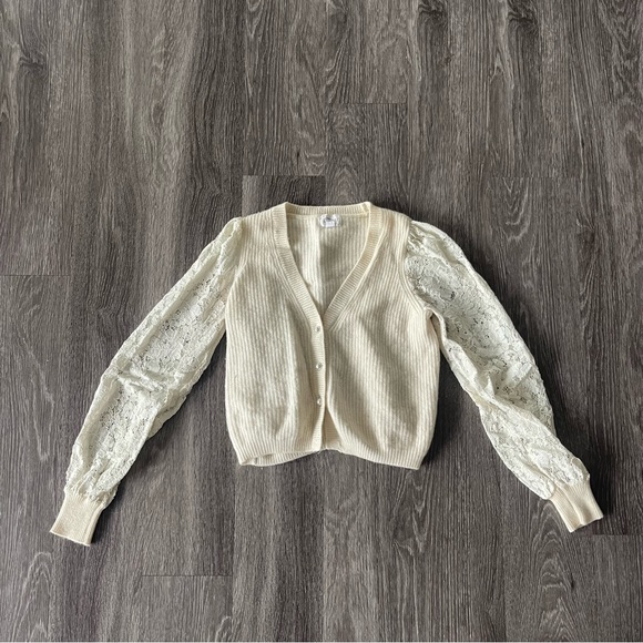 Cami NYC Lace Pearl Cardigan - Picture 3 of 8